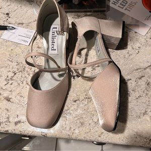New silver beige shinning 2inch heel